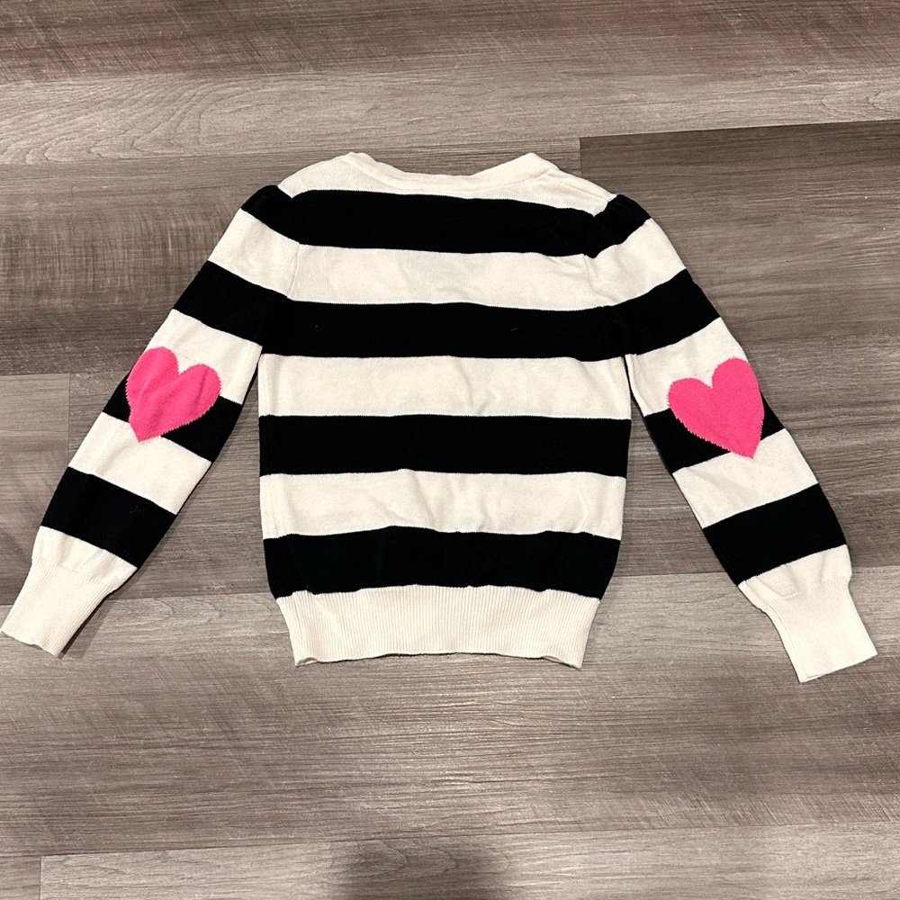 Girls size 5 Valentine Cardigan Sweater For Valentine’s day